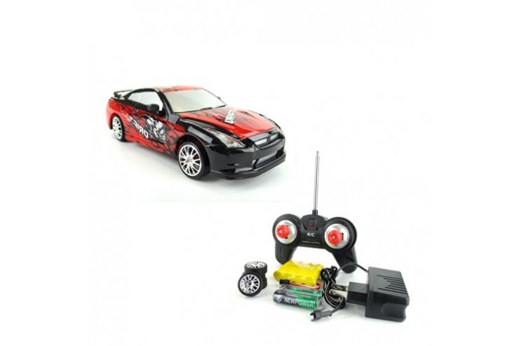 Радиоуправляемая машинка для дрифта HuangBo Toys Nissan Skyline GT-R 1:24 - 666-210