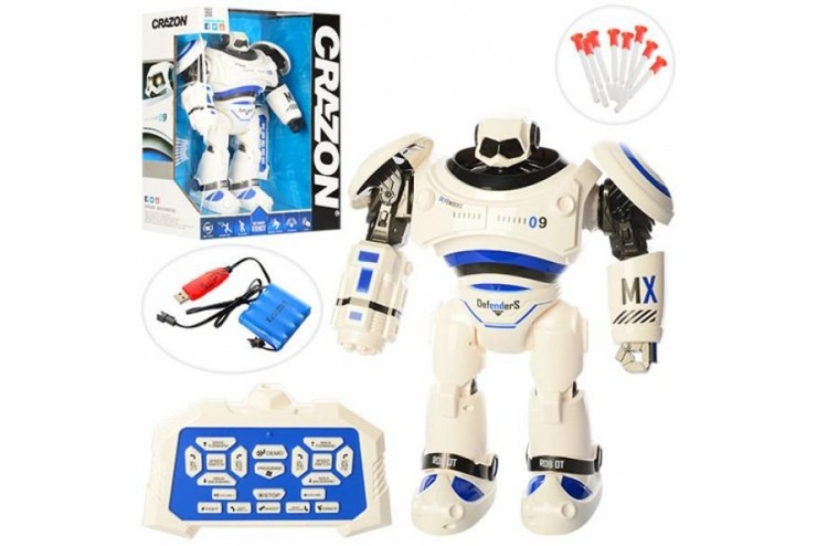 Радиоуправляемый робот Crazon (свет, звук, ходит, стреляет пульками) Create Toys 1701B
