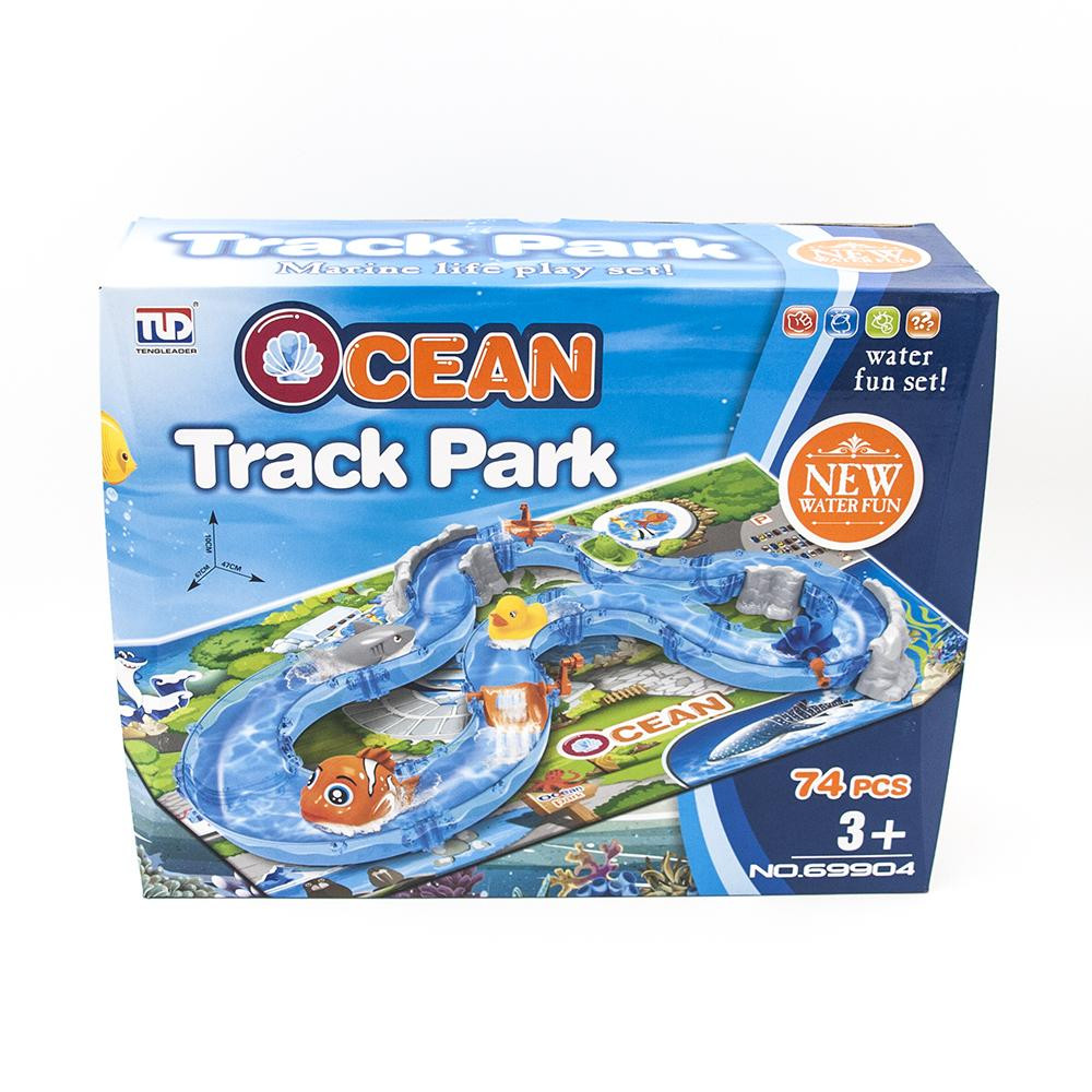 Детский водяной трек TENGLEADER Ocean Park, 74 детали - TL-69904