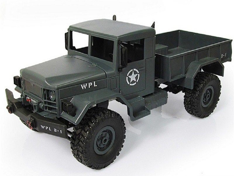 Радиоуправляемая машина WPL военный грузовик (серый) 1/16+акб 2.4G RTR B-14-GR
