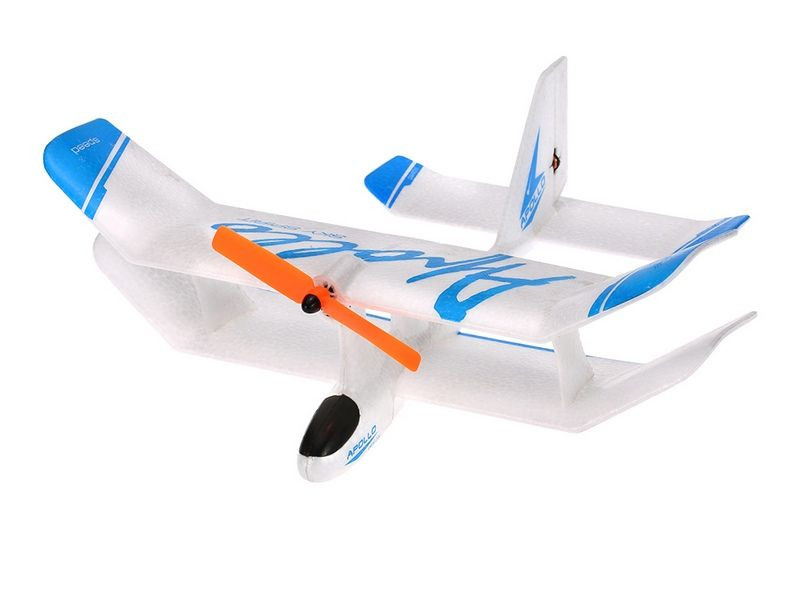 Радиоуправляемый самолет Feilun Apollo 300мм Mini Indoor Biplane 2.4G 2-ch RTF HF-Z4