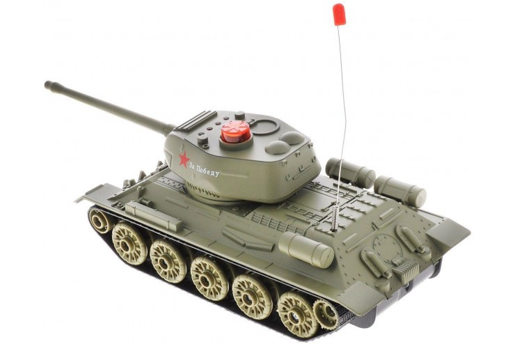 Радиоуправляемый танк Т-34 (на аккумуляторе, свет, звук) Huan QI 553