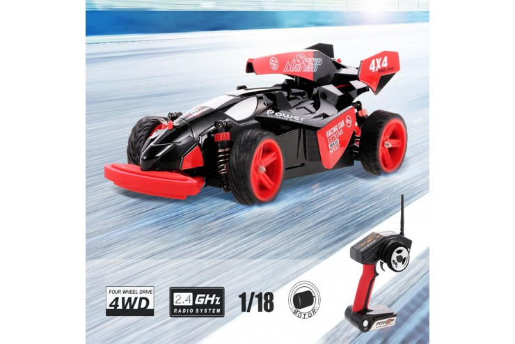 Радиоуправляемый гоночный автомобиль F1 2.4GHz 4WD 1/18 WL Toys 184012