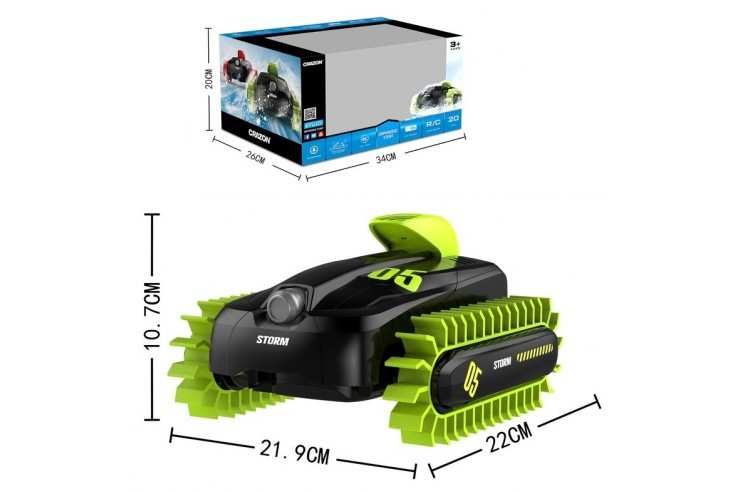 Радиоуправляемый гусеничный вездеход-амфибия Crazon Create Toys CR-18SL02B