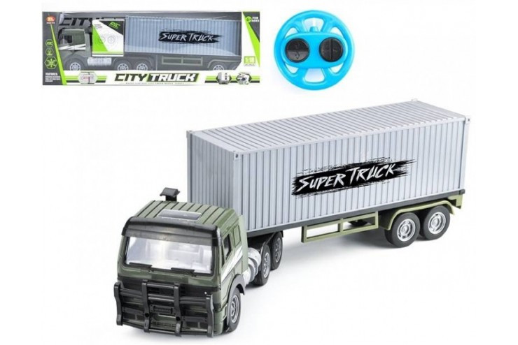 Радиоуправляемый контейнеровоз CityTruck 1:18 Zhoule Toys 551-B1