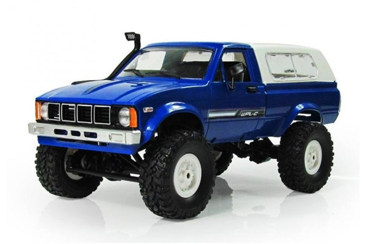 Радиоуправляемый краулер WPL Military Truck Buggy Crawler RTR 4WD масштаб 1:16 2.4G WL Toys WPLC-24R-Blue