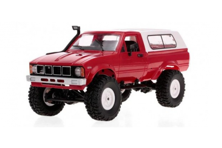Радиоуправляемый краулер WPL Military Truck Buggy Crawler RTR 4WD масштаб 1:16 2.4G WL Toys WPLC-24R-Red