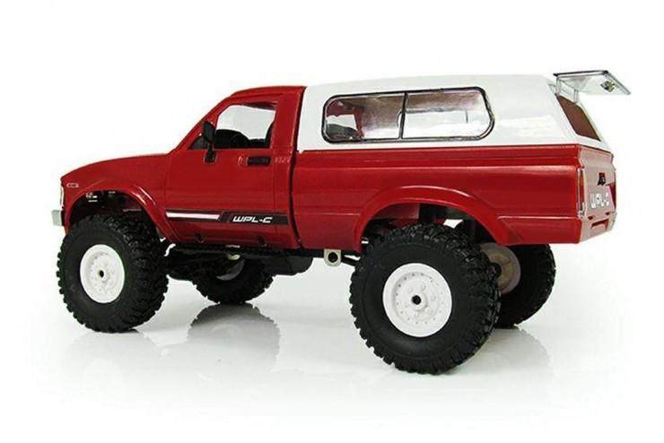Радиоуправляемый краулер WPL Military Truck Buggy Crawler RTR 4WD масштаб 1:16 2.4G WL Toys WPLC-24R-Red