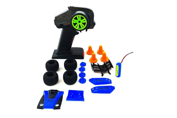 Радиоуправляемая трагги CraZon Ghost / Sprint 2WD 1:28 (сменные колеса и корпус) Create Toys CR-172802