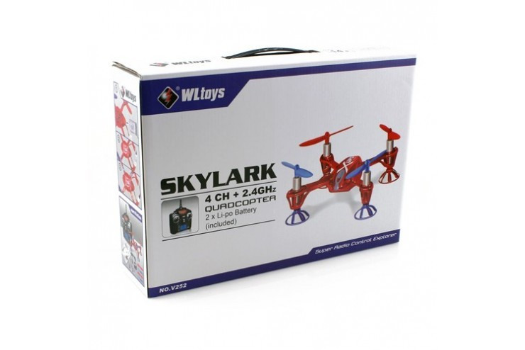 Квадрокоптер skylark на р/у WL Toys V252-BLACK