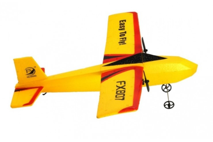 Радиоуправляемый самолет планер Smurfs RTF 2.4G Fei Xiong FX807