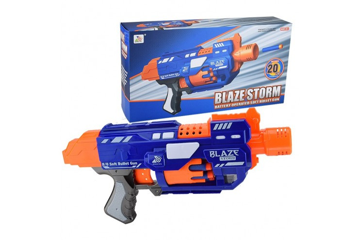Пистолет Blaze Storm с мягкими пулями на батарейках Zecong Toys ZC7033
