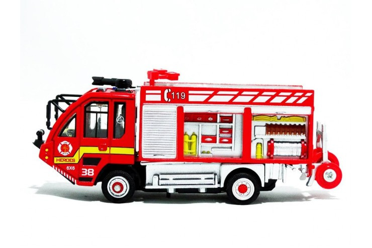 Радиоуправляемая пожарная машина City Hero 1:87 MYX 7911-5A