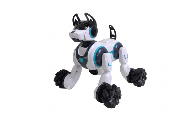 Трюковая робот собака Speedy Dog (Управления пультом и жестами) CS Toys 666-800A-WHITE