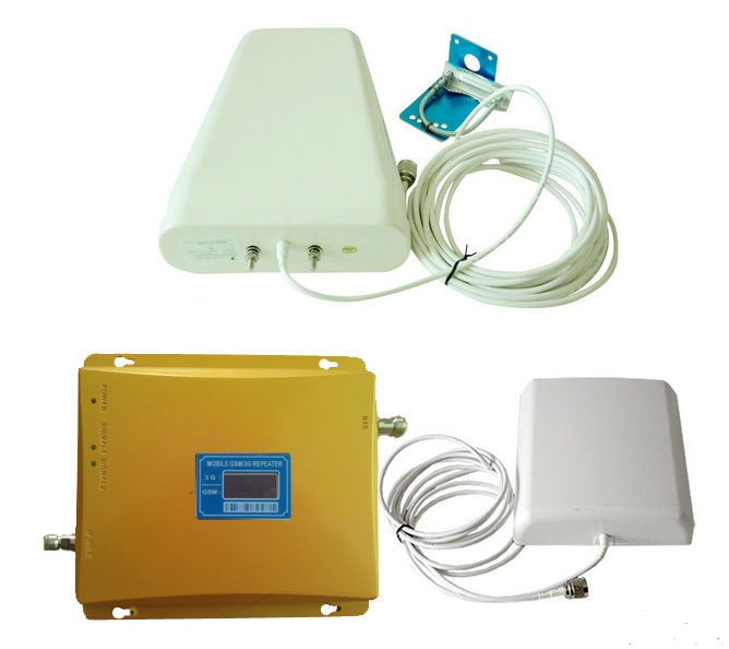 Двухдиапазонный усилитель сотовой связи DCS/3G (1800/2100 МГц) Комплект
